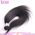 2016 New hot vente produits yaki cheveux raides non transformés indien yaki cheveux